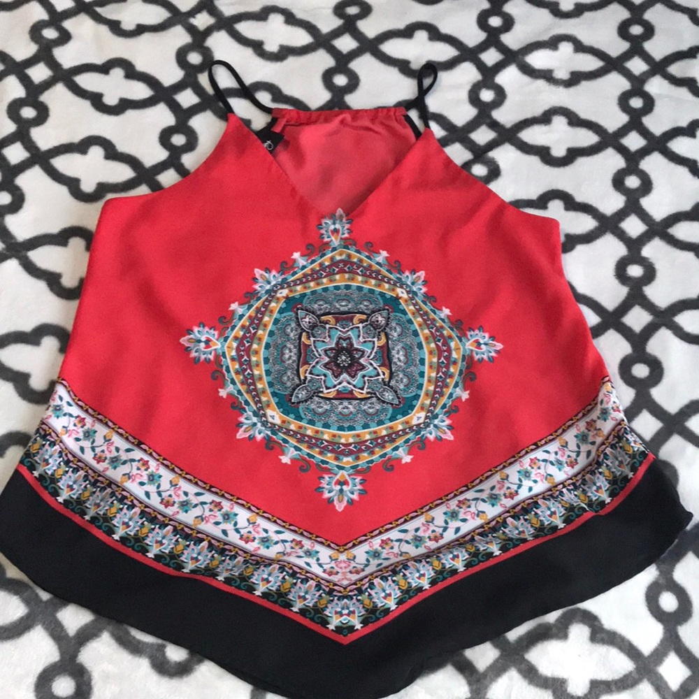 V-Neck Halter Top